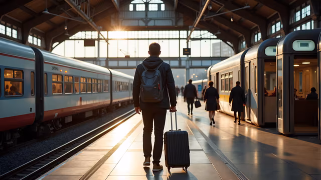 Sunset Train Station