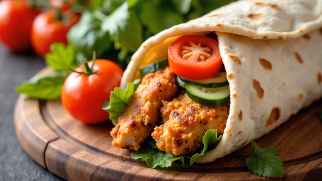 Tasty Chicken Wrap