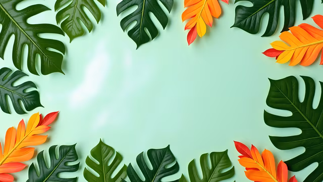 Tropical Leaves Illustration