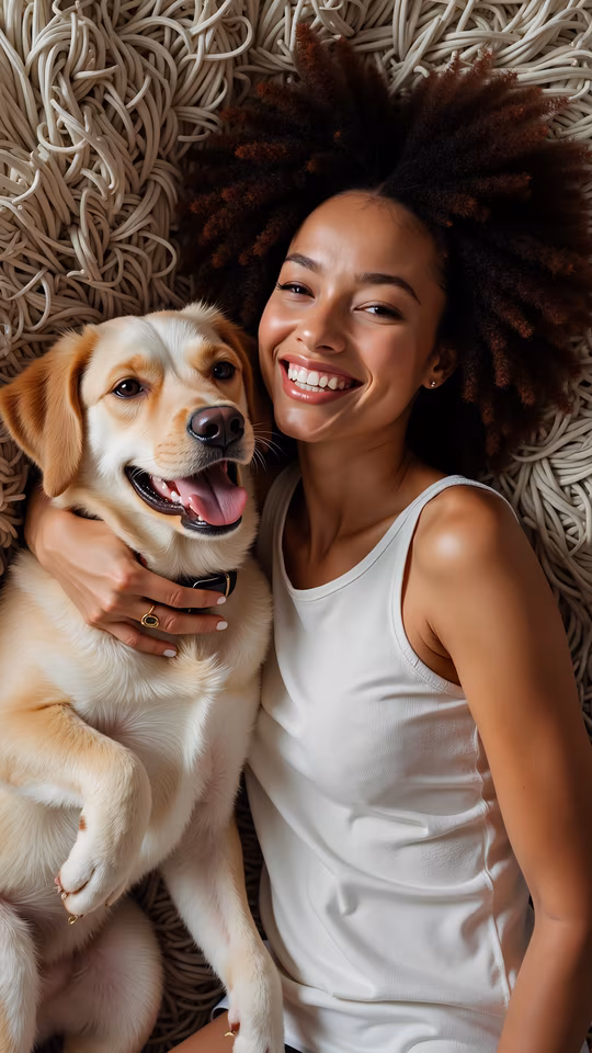 Woman and Dog