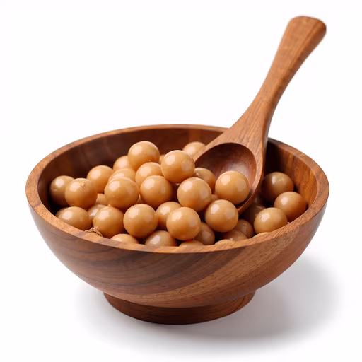 Wooden Bowl with Balls