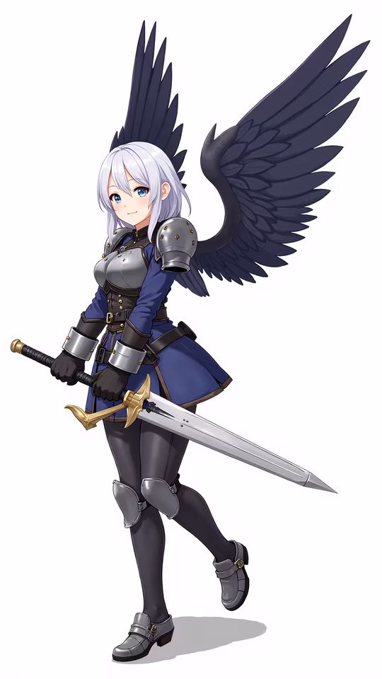 Angel Warrior Illustration