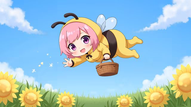 Bee Costume Girl