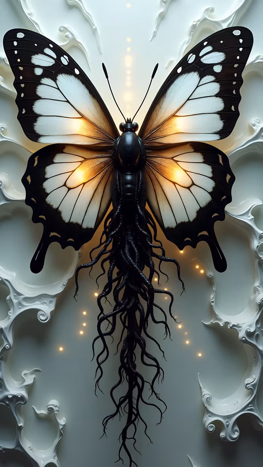 Butterfly with Roots