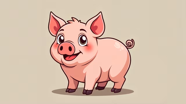 Cartoon Pig