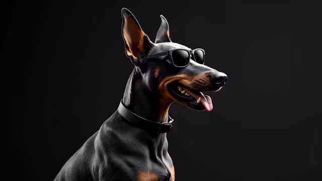Cool Doberman