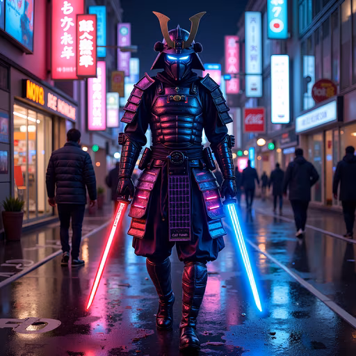 Cyberpunk Samurai