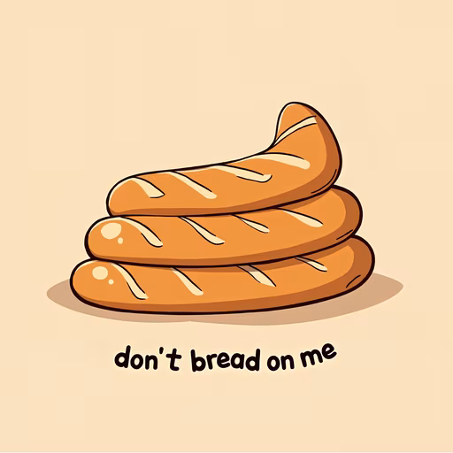 Don't Bread On Me Illustration