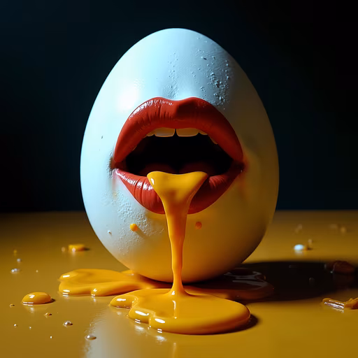 Egg with Lips