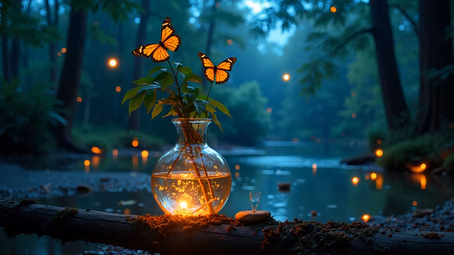 Enchanted Forest Vase