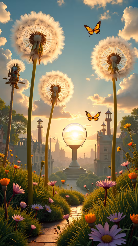 Enchanted Garden Illustration