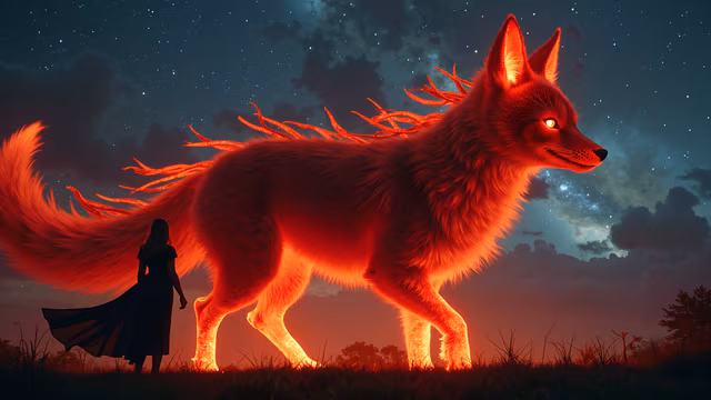Fiery Wolf