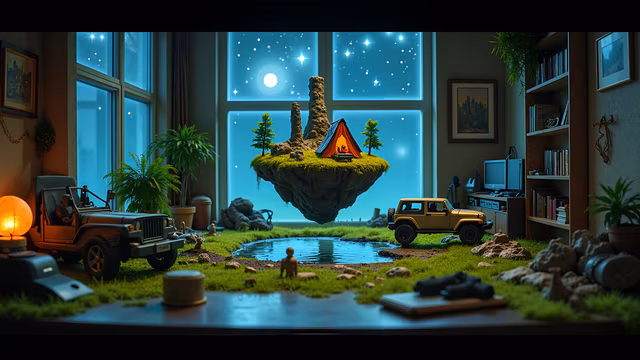 Floating Island Fantasy