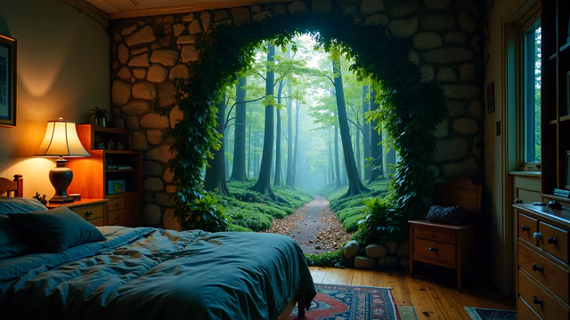 Forest Retreat Illustration