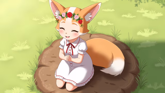 Fox Girl Illustration