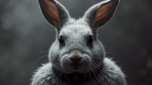 Furry Bunny Portrait