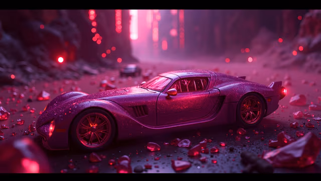 Futuristic Car Illustration
