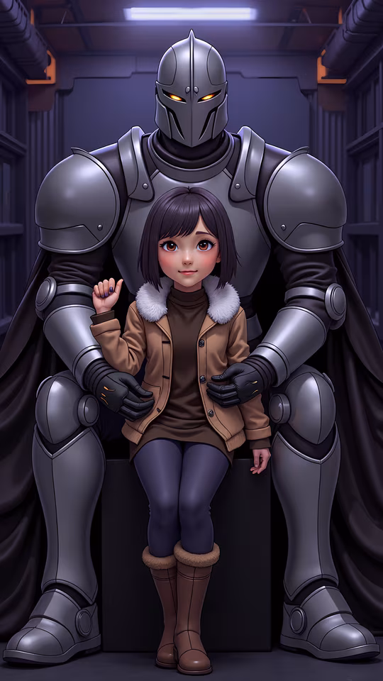 Girl and Knight