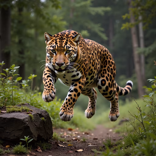 Jaguar in Motion