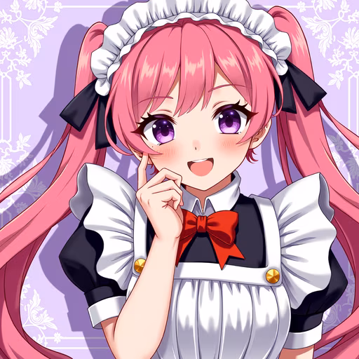 Maid Girl Illustration