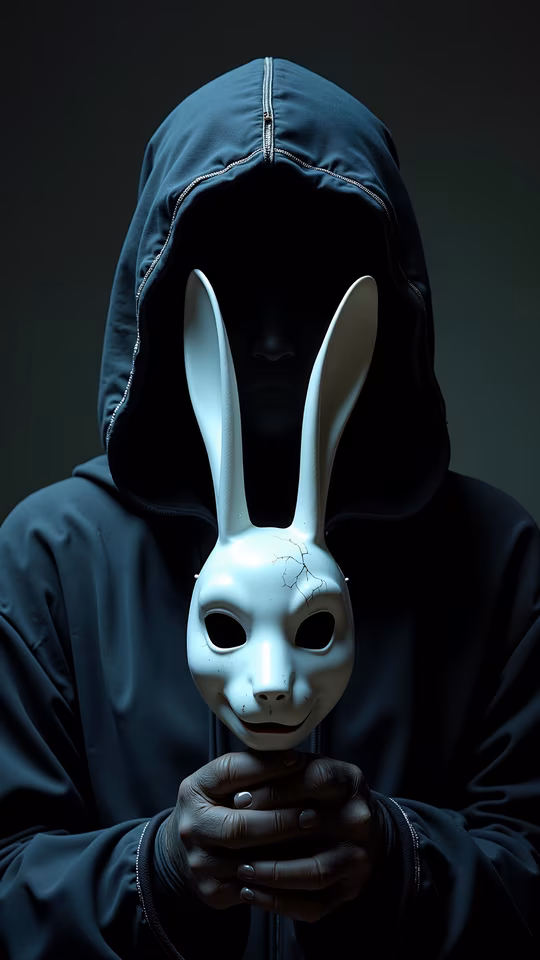 Masked Rabbit Hoodie