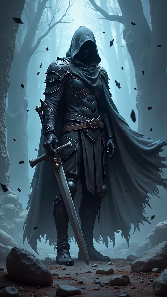 Mysterious Knight in the Mist