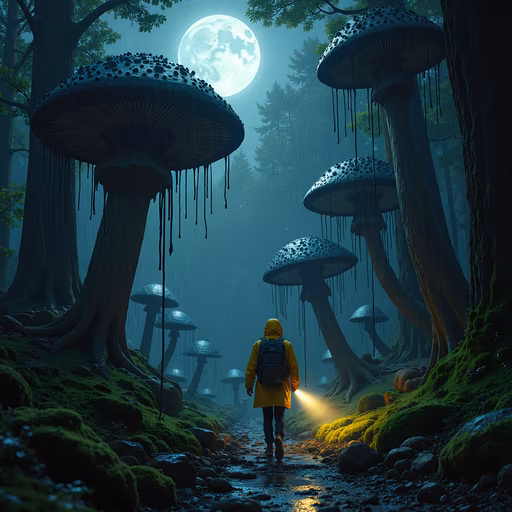 Mystical Forest Moonlight