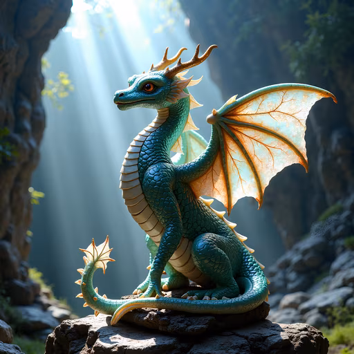 Mythical Dragon Illustration