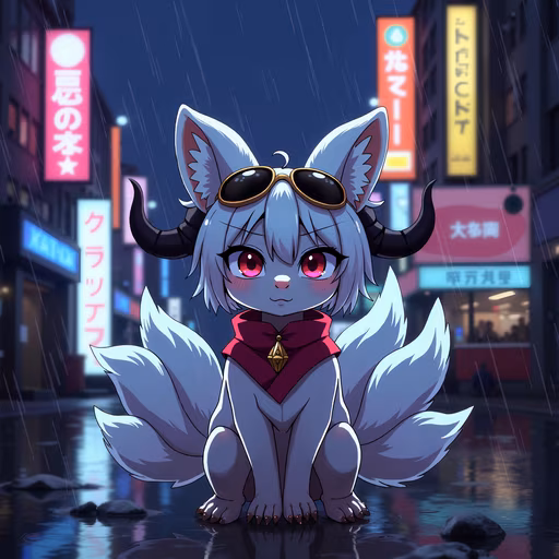 Rainy Night Fox