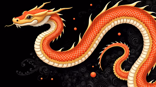 Red Dragon Illustration