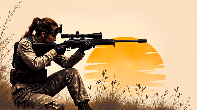 Sniper at Sunset