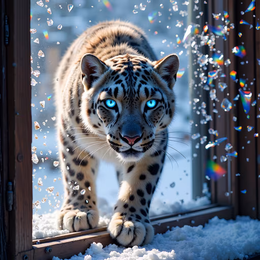 Snow Leopard Gaze