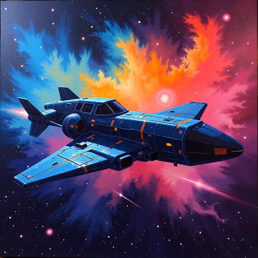 Spacecraft in a Bursting Nebula