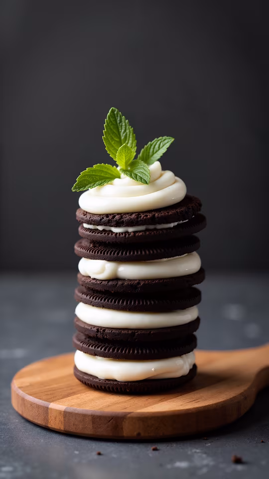 Stacked Chocolate Cookies