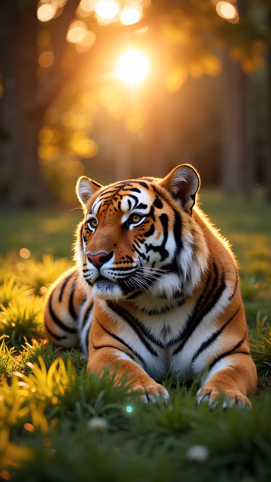 Sunlit Tiger