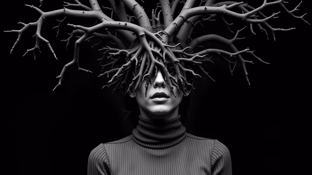 Tree Head Illustration