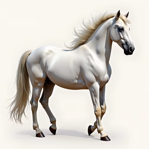 White Horse Illustration