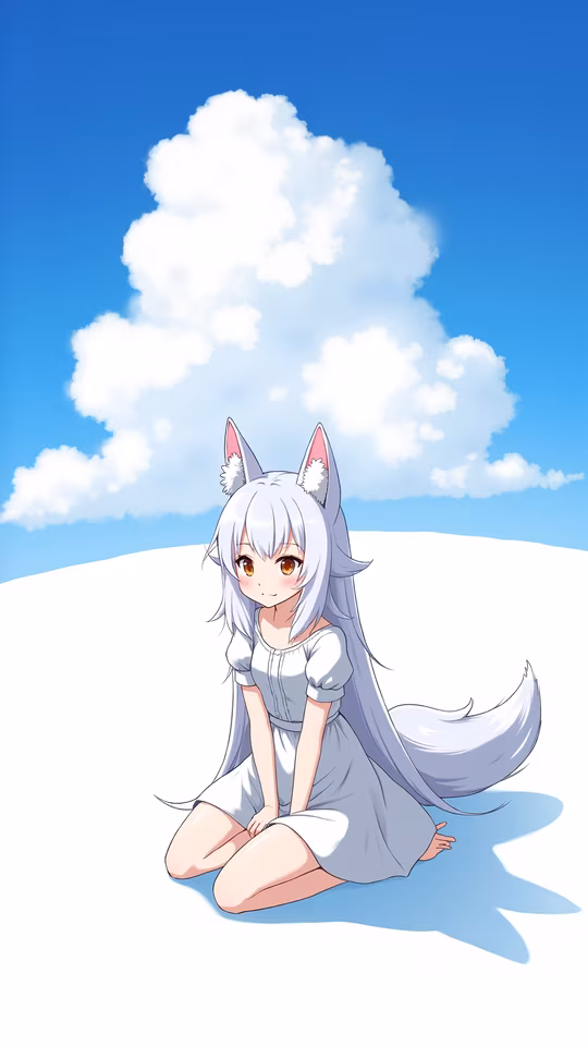 Wolf Girl in the Sky