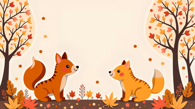 Autumn Foxes