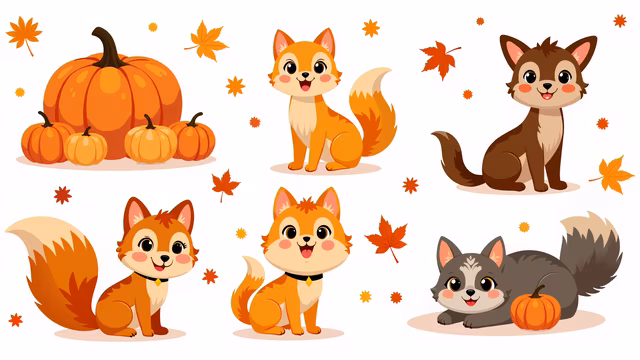 Autumn Foxes
