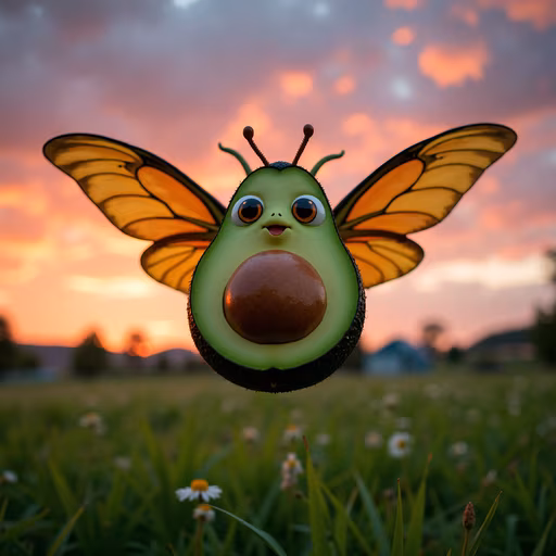 Avocado Butterfly