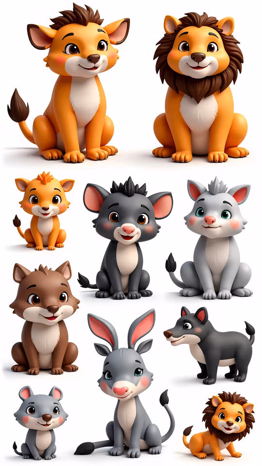 Cartoon Animals Collection