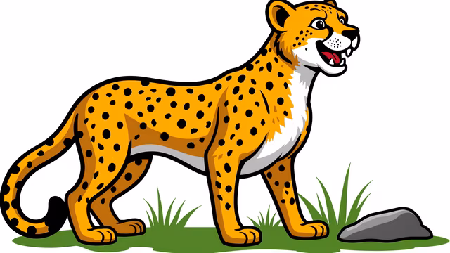 Cartoon Cheetah