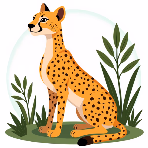 Cartoon Cheetah