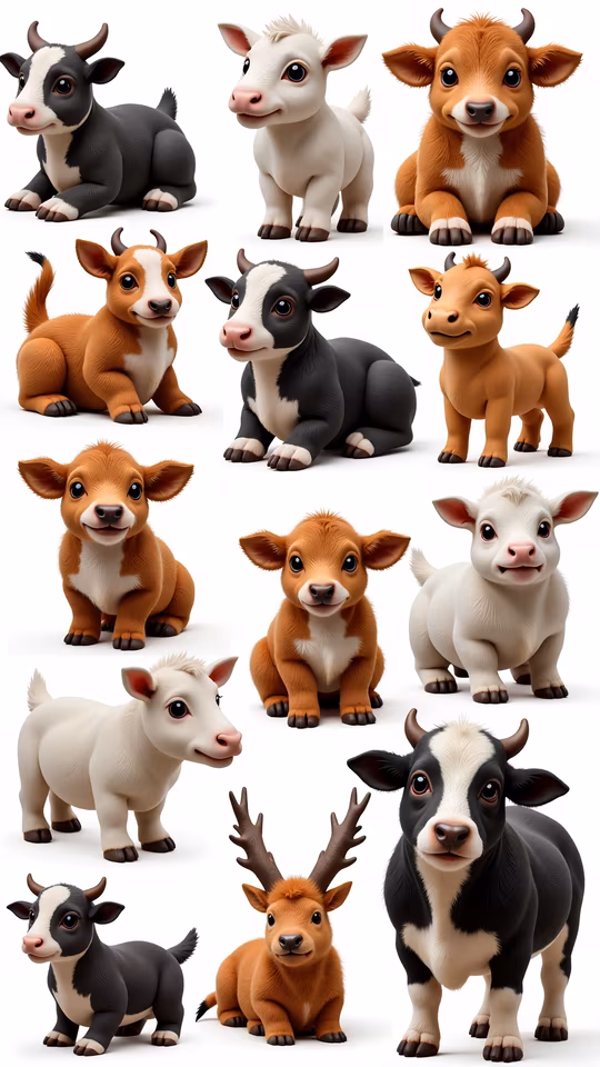 Cartoon Cows