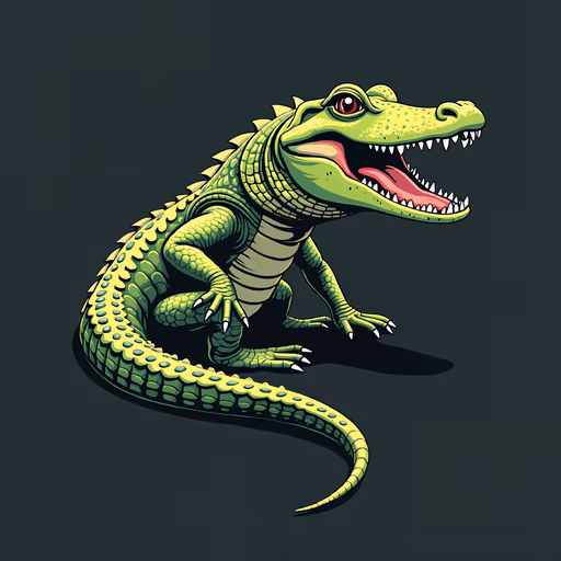 Cartoon Crocodile