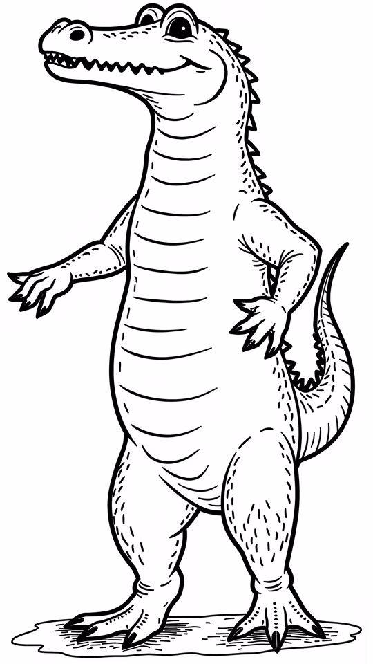 Cartoon Crocodile