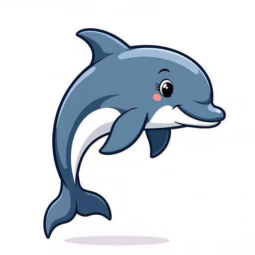 Cartoon Dolphin