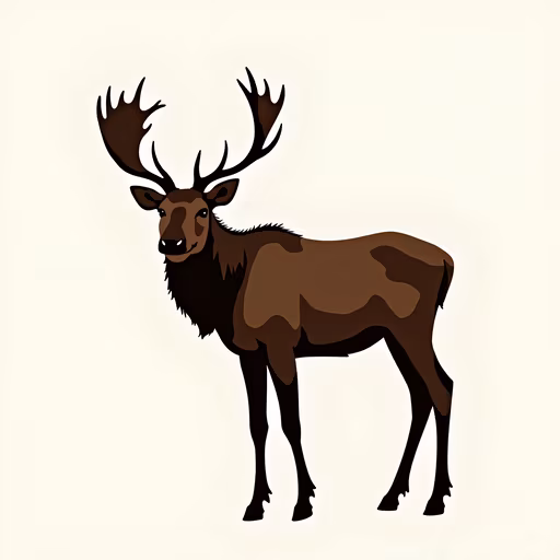 Cartoon Elk