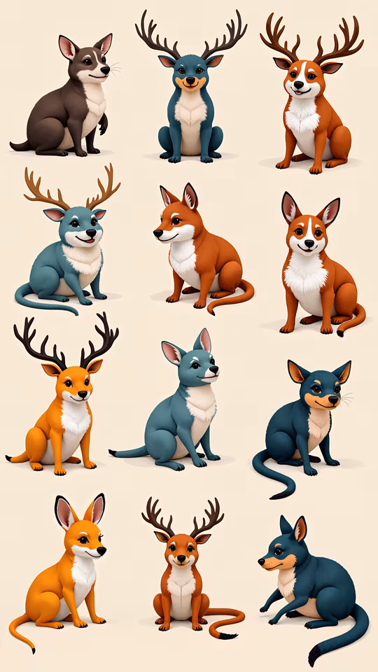 Cartoon Forest Animals